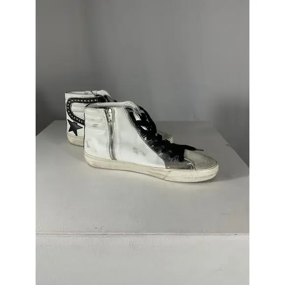 Golden Goose White Slide Sneakers Size 8 - Picture 3 of 6